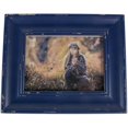thumbnail image 1 of AmPm Home Traditions Rustic Farmhouse Distressed 5x7 Wooden Picture Frame for Wall Hanging or Desk Use-Navy, 1 of 8