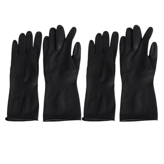 Topbathy 2 Pairs Hairdresser Gloves for Hand Protection in Salons and Home Use for Women Men