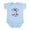 Sky Blue, variant on CafePress - Nixon's My Man T Shirt Infant Bodysuit - Baby Light Bodysuit, Size Newborn - 24 Months