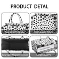 thumbnail image 4 of Large Capacity Tote Bag,White and Black Of Leopard Print Handbag Fashion Luxury Tote Bag,15.7"x13"x 5.1" Inches,Laptop Compatible, 4 of 6