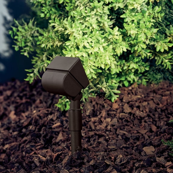 Kichler 12V Mini Wall Wash Textured Architectural Bronze