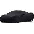 thumbnail image 4 of Car Cover Compatible with C8 Corvette Accessories 2023-2020 - Indoor Full Car Cover Satin Stretch Dust-Proof Protection for Underground Garage, Car Show, Black, 4 of 6
