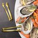 thumbnail image 2 of Stainless Steel Kitchen Tongs 12-Piece Gold Mini Serving Utensils Set for Party Dining, Tea Coffee Bar, 2 of 5