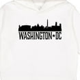 thumbnail image 3 of Inktastic Washington Dc City Skyline Toddler Hoodie, 3 of 4