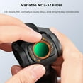 thumbnail image 4 of K&F CONCEPT Adjustable Magnetic ND Filters Set for DJI Osmo Pocket 3 Creator Combo, Adjustable ND Filters 1-5 Stops + 6-9 Stops Set, 4 of 7