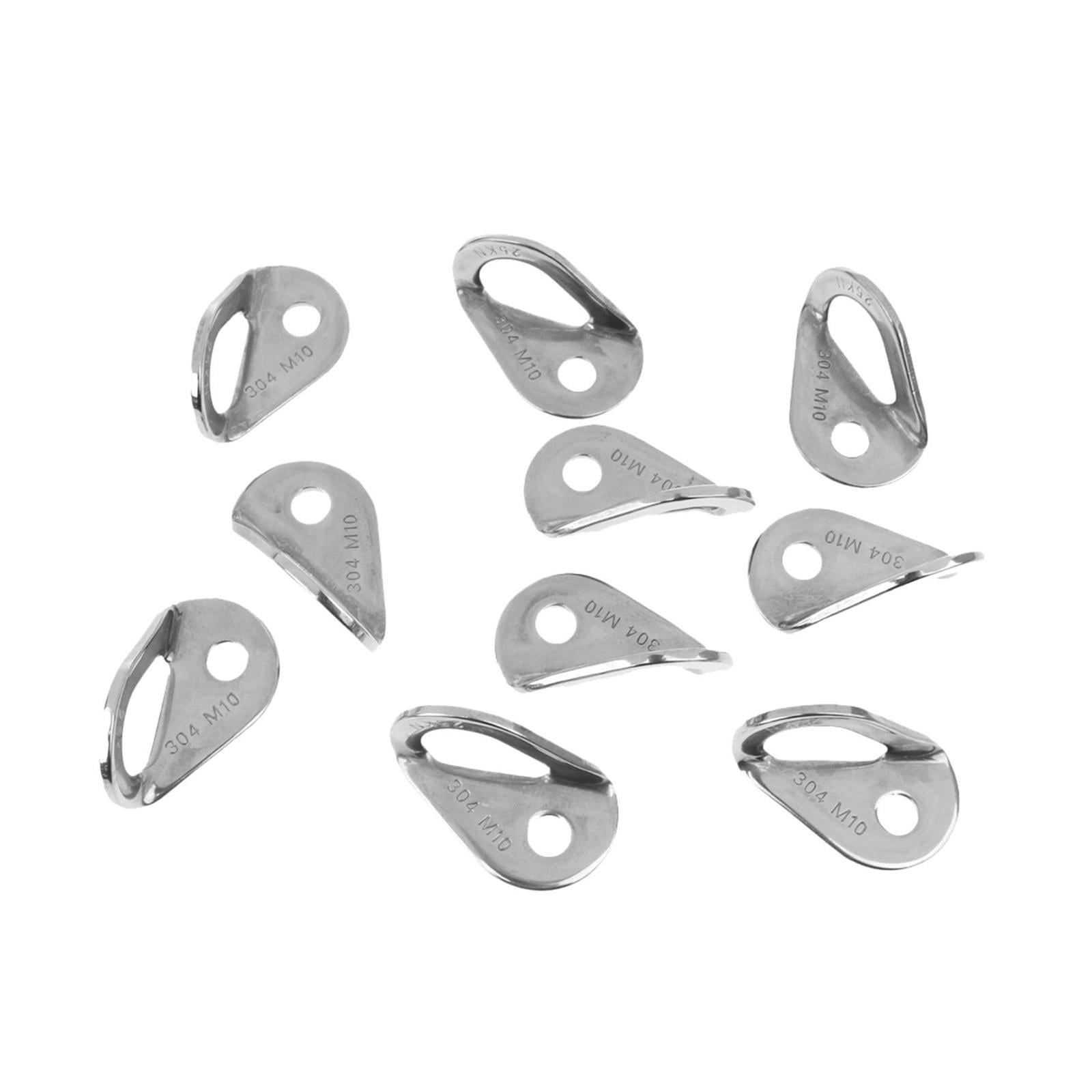 10 Pieces Rock Climbing Hanger M10 for Rappelling Outdoor Hiking