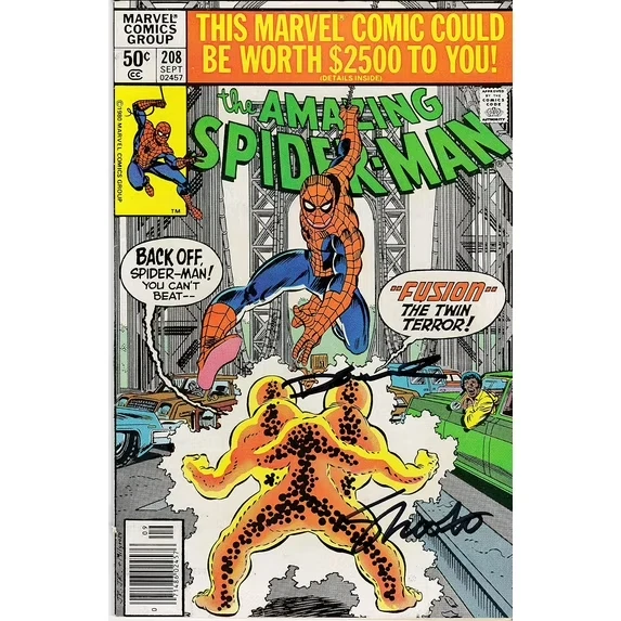 Amazing Spider-Man #208 Signed Jim Shooter Denny O'Neil