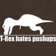 thumbnail image 3 of CafePress - T Rex Hates Push Ups T Shirt - Men's Classic Graphic Cotton T-Shirt, 3 of 4