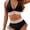 Black, variant on Women Bikini Sets, Two Piece Tummy Control SwimSuits for Women, High Waisted Push Up Color Block Drawstring Womens Bathing Suit, Black