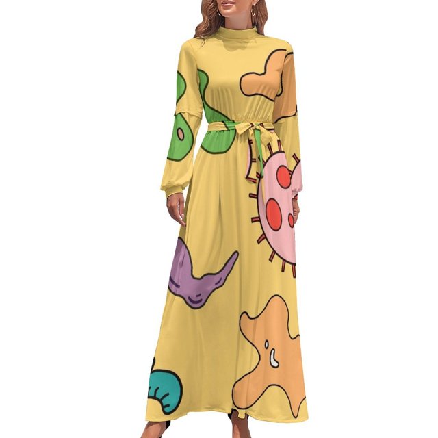 Miss Frizzle In a Pickle Magic School Bus Vestido largo Vestido para mujer Falda de verano para mujer Vestidos de mujer Vestidos de verano para mujer