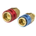 thumbnail image 2 of 2Pcs HVAC Quick Coupler Set High & Low Pressure HVAC Quick Coupler for Car Air Condition Refrigerant Adapter, 2 of 9