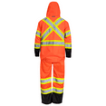 thumbnail image 3 of JORESTECH Hi-Vis Safety Rain Set, Two-Tone Parka Jacket and Pants (Orange/Black, 2XL), 3 of 11