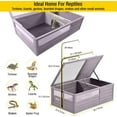 thumbnail image 4 of Aivituvin Tortoise House Wooden Tortoise Enclosures, Indoor Tortoise Habitat Outdoor Reptile Cage -Upgrade Version, 4 of 7