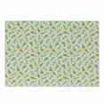 thumbnail image 1 of Exotic Cutting Board, Hand Drawn Pineapples and Hearts Doodle Fresh Summer Food Illustration, Decorative Tempered Glass Cutting and Serving Board, Small Size, Yellow Sea Green Black, by Ambesonne, 1 of 1