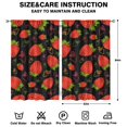 thumbnail image 2 of Nursery Curtains Boys Girls Kids Straberry Print Pattern Window Drapes for Living Bedroom Playroom Room Decor Rod Pocket 52x84 Inch 2 Panels, 2 of 2