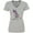 Athletic Heather, variant on Graffiti Paint Splatter T-Rex Women's V-Neck T-Shirt