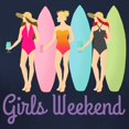 thumbnail image 3 of CafePress - Girls Weekend Women's Classic T Shirt - Women's Traditional Fit Dark T-Shirt, 3 of 4