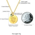 thumbnail image 6 of FindChic Birth Flower Necklaces for Women with Birthstone Gold Plated Stainless Steel Jan. to Dec. Guardian Month Floral Poppy Pendant Necklace Jewelry Gift for Her Birthday Christmas (Box), 6 of 8