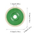 thumbnail image 2 of WIFKLSIIPG Pad Power Wool Wheel Disc for 100 Angle Grinder Wool Wheel Disc Buffing Buffer Bore(Green), 2 of 8