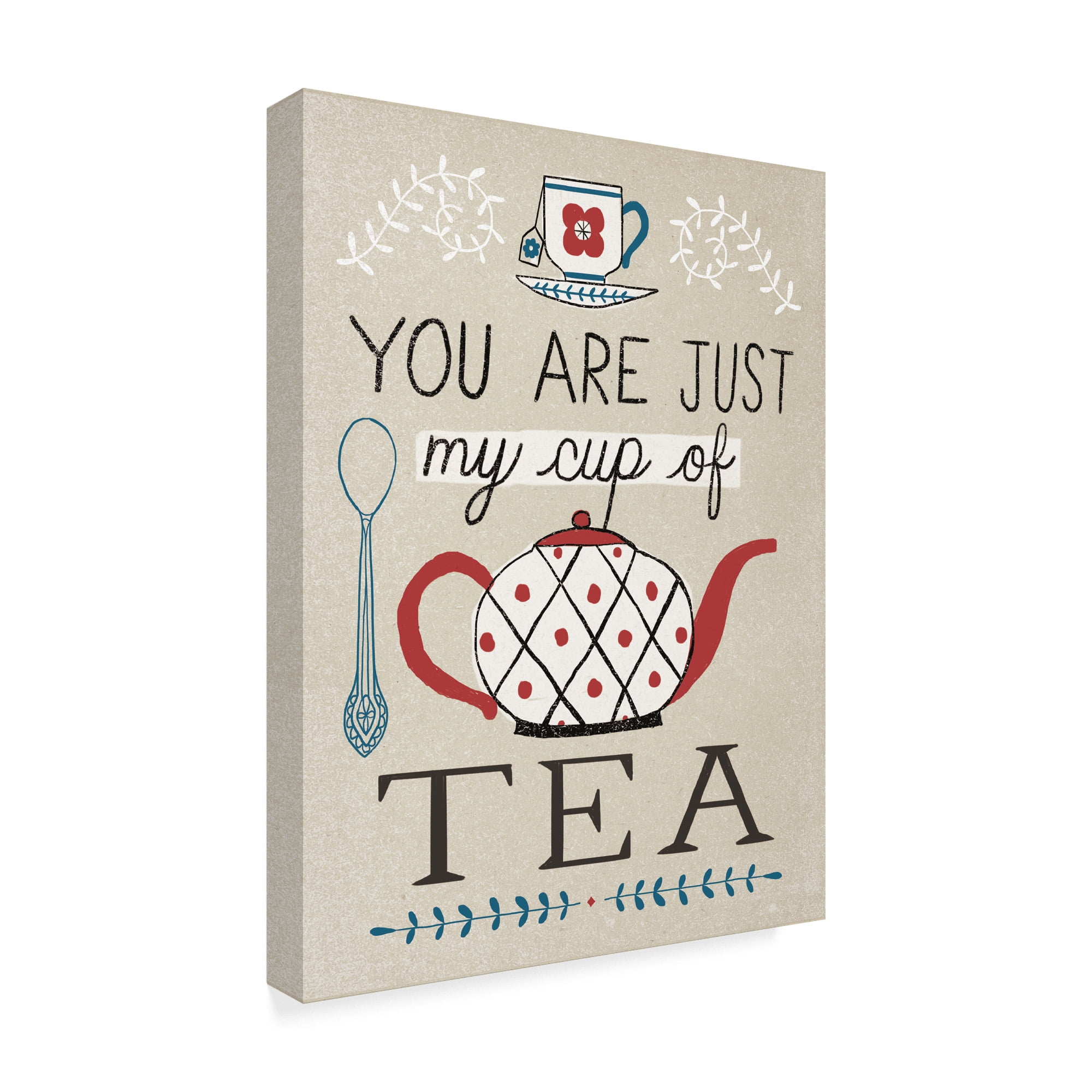 Trademark Fine Art 'Cup of Tea' Canvas Art by Oliver Towne