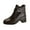 Brown, variant on Orla Women's Wide Width Leather Dress Ankle Boots BLACK 12