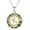 Sun Airplane, variant on Planet Necklace 925 Sterling Silver Space Astronaut Earth Saturn Moon Necklaces Universe Jewelry Presents for Women Men