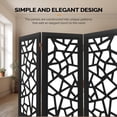 thumbnail image 5 of VINGLI 70'' H Room Divider, Non-Woven Fabric Privacy Screen, Indoor Partition Wall Dividers, Freestanding Hinged Space Separator with Modern Unique Pattern, 5 of 8