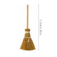 thumbnail image 2 of Mini Brooms Natural Straw Style Decorative Broom for Shelf Table Entryway Display, Rustic Cottage Home Accent, 2 of 5