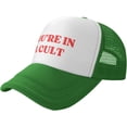thumbnail image 2 of You're in A Cult Mesh Cap Men Women Baseball Cap Trucker Hat Sports Cap, 2 of 8