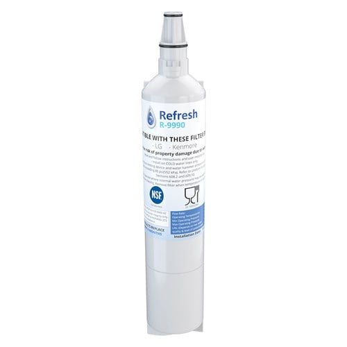 Replacement For Kenmore 9990 Refrigerator Water Filter by Refresh