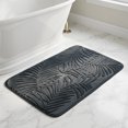thumbnail image 2 of REGALWOVEN Shaggy Bathroom Rugs, Non-Slip Absorbent Bath Mat, Ultra Soft Microfiber Plush Shower Carpet for Machine Washable Dark Grey 24" x 16", 2 of 5