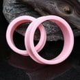 thumbnail image 7 of BM25 A Pair of Soft Pastel Silicone Double Flared Tunnel Plug, 7 of 7