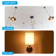 thumbnail image 5 of Uxcell 4" Diameter Light Crossbar,  Carbon Steel Circle Hook Lamp Fixture with Ground Screw, Silver 2 Pack, 5 of 5
