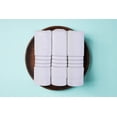 thumbnail image 3 of Utopia Towels 8 Piece Premium Towel Set, 2 Bath, 2 Hand, and 4 Washcloths, 100% Ring Spun Cotton, Highly Absorbent Towels for Bathroom, Sports, and Hotel, White, 3 of 8