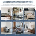 thumbnail image 5 of PBPBOX Beach House Decor Mediterranean Wooden Welcome Sign Door Hanging Board Lighthouse Design, 5 of 5