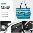 thumbnail image 3 of Kdxio Pearlescent Scales for Beach Bag for Women Large Beach Tote Bag Waterproof Sandproof Swim Bag with Zipper Pockets Beach Vacation Travel, 3 of 7