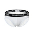 thumbnail image 1 of Fridja Men's Charming Solid Color Low Waist Briefs Underpants Wide Waistband Multipack, 1 of 3