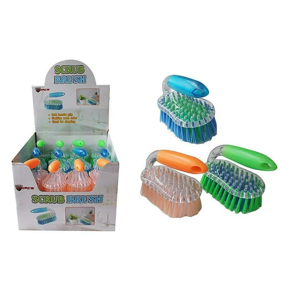 Diamond Visions Max Force 01-1306 Scrub Brush MultiPack in Assorted Colors 2 Brushes