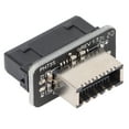 thumbnail image 3 of Type-E Converter, 19P/20P Small Size Stable Signal USB Adapter 10Gbps Strong Anti Interference Ability  for Computer Motherboard for Extended Data, 3 of 7