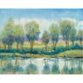 thumbnail image 2 of OToole, Tim 14x12 White Modern Wood Framed Museum Art Print Titled - River Reflection I, 2 of 4