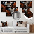 thumbnail image 4 of Designart "Portrait Antelope I" Animals Metal Art Print, 4 of 5