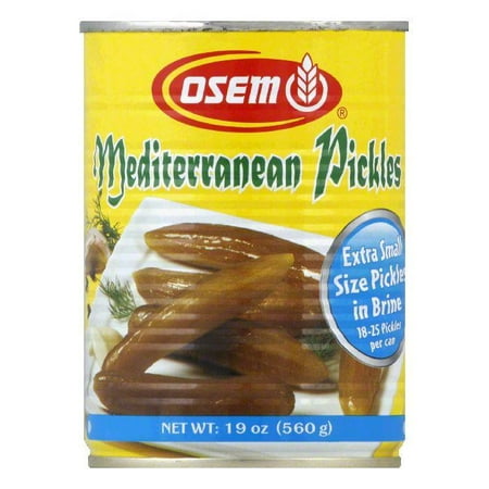 Osem Cucumbers Mediterranean 18 - 25, 19 OZ (Pack of