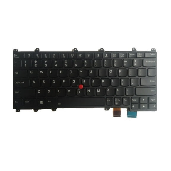 Genuine Lenovo Thinkpad Yoga 370 US Backlit Keyboard 01AV675