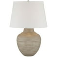 thumbnail image 2 of Barnes and Ivy Brighton 27 1/4" Tall Hammered Pot Farmhouse Rustic Modern Table Lamp Beige Finish Metal Single Living Room Bedroom, 2 of 8