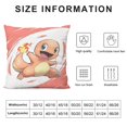 thumbnail image 2 of Funda de almohada de peluche Charmander, funda de almohada ultracómoda de varios tamaños, fundas protectoras antiincrustantes, 2 of 5