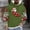 001 Army Green, variant on Mens Ugly Christmas Hoodies Plus Size Santa Claus Long Sleeve Sweatshirt Vacation Xmas Drawstring Pullover