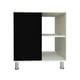 thumbnail image 1 of Mueble BUFETERA Multiusos ALACENA con Puerta (Blanco ABSOLUTO/Negro Mate) Decomobil Alacena Bufetera, 1 of 3