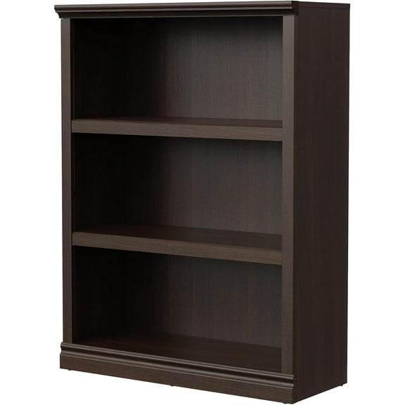 Tall Bookcase, 3-Tier Bookshelf Open Storage, 33 inch Wide Floor Standing Indoor Furniture, Book Cases for Home School Library Office Bedroom Kids