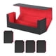 thumbnail image 5 of Caja para baraja de cartas coleccionables, caja para cartas de juego, protección para tarjetas de béisbol, colección de pasatiempos Rojo, 5 of 9