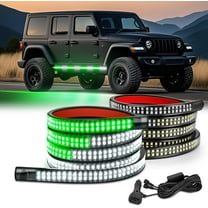 Nilight 2PCS 70 Inch LED Running Board Lights Flexible Side Lighting Waterproof for Truck Pickup